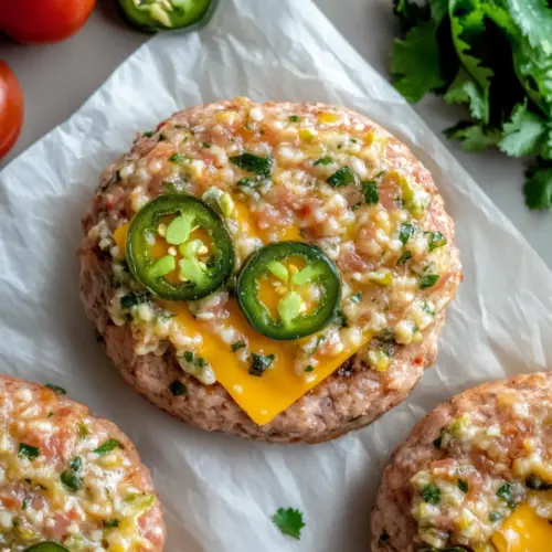 Jalapeño Cheddar Turkey Burgers
