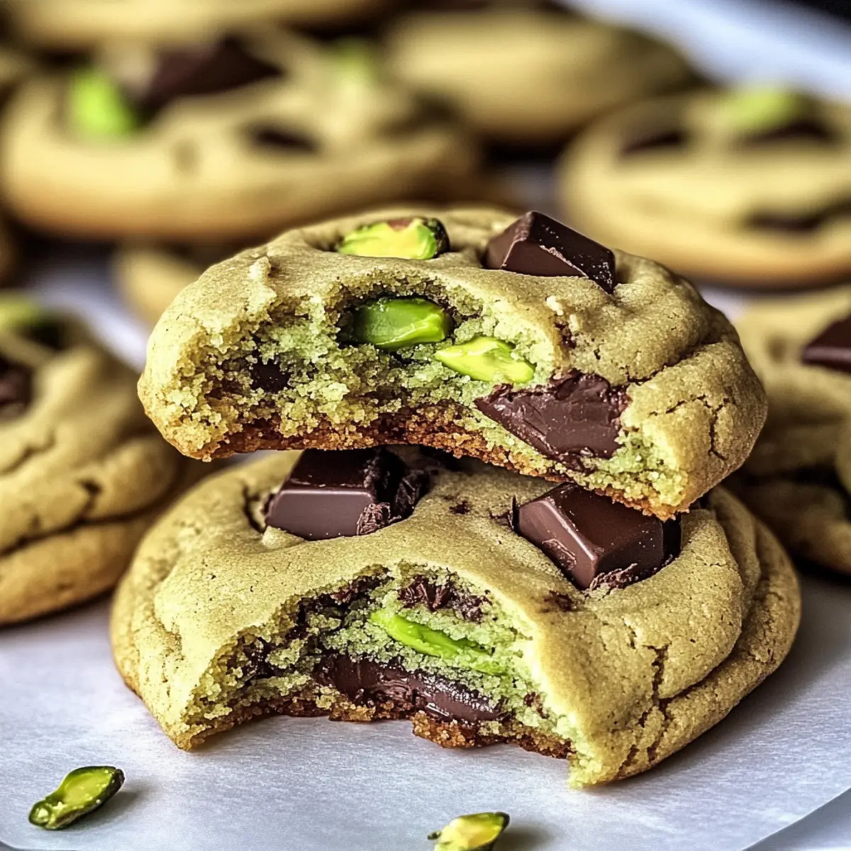 Pistachio Cream Cookies