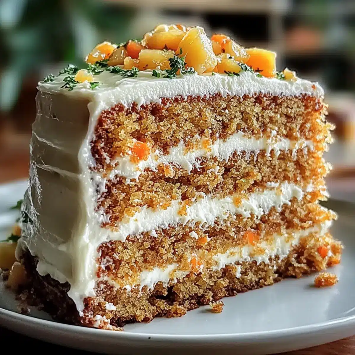 Hawaiian Carrot Pineapple Cake