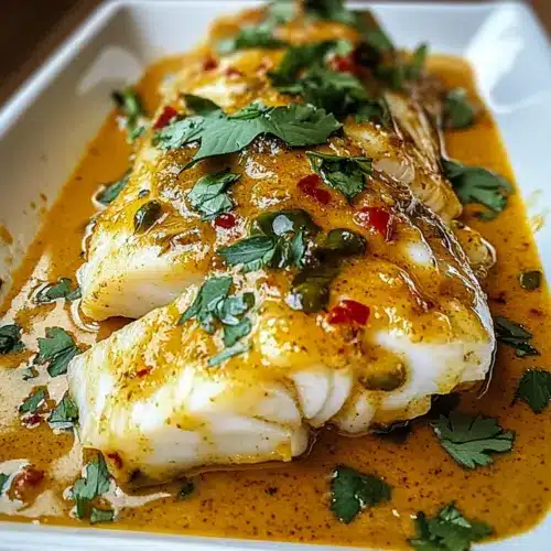 Coconut Curry Baked Cod