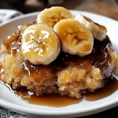 Bananas Foster Cobbler