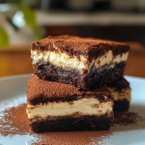 Tiramisu Brownies Recipe
