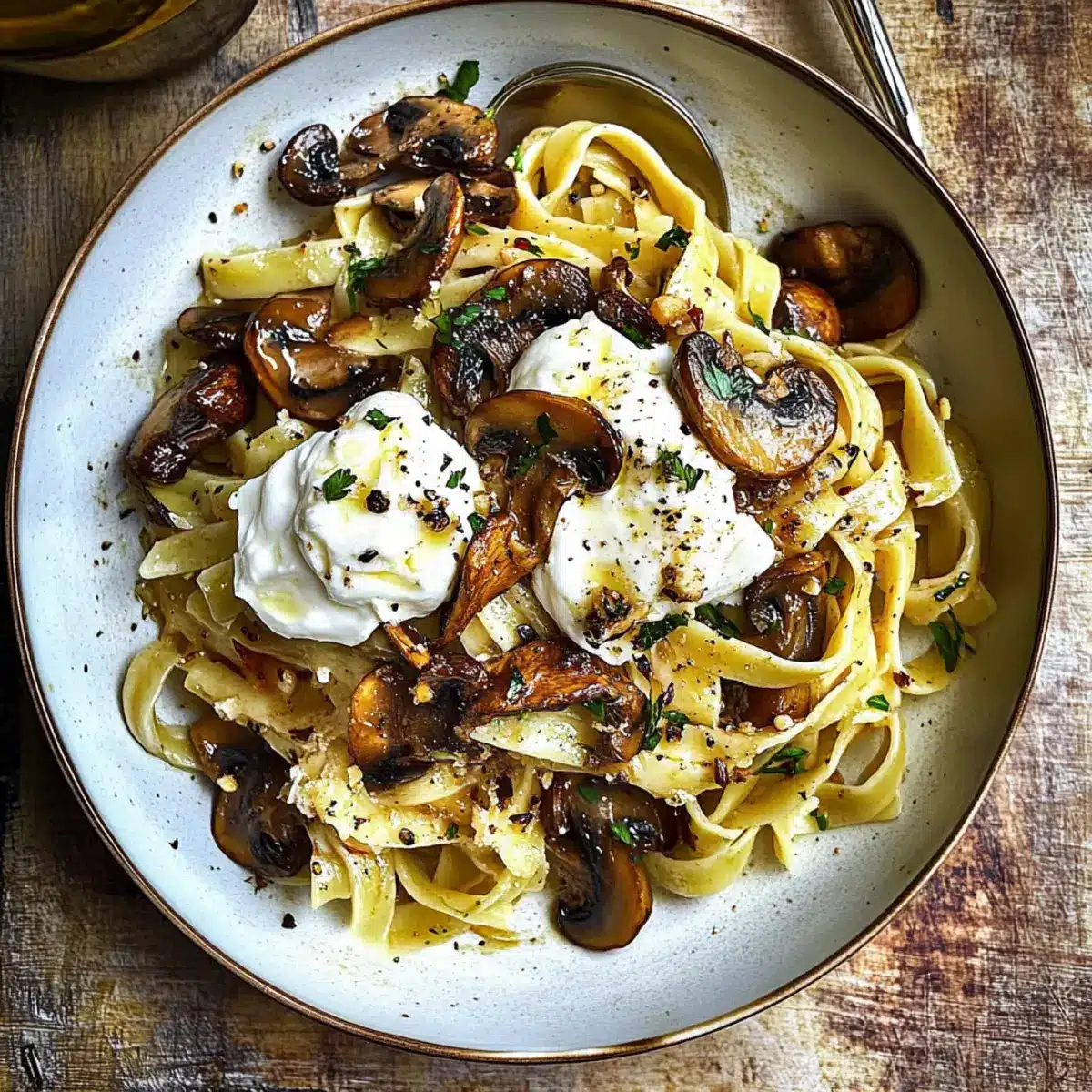 Balsamic Wild Mushroom Pasta