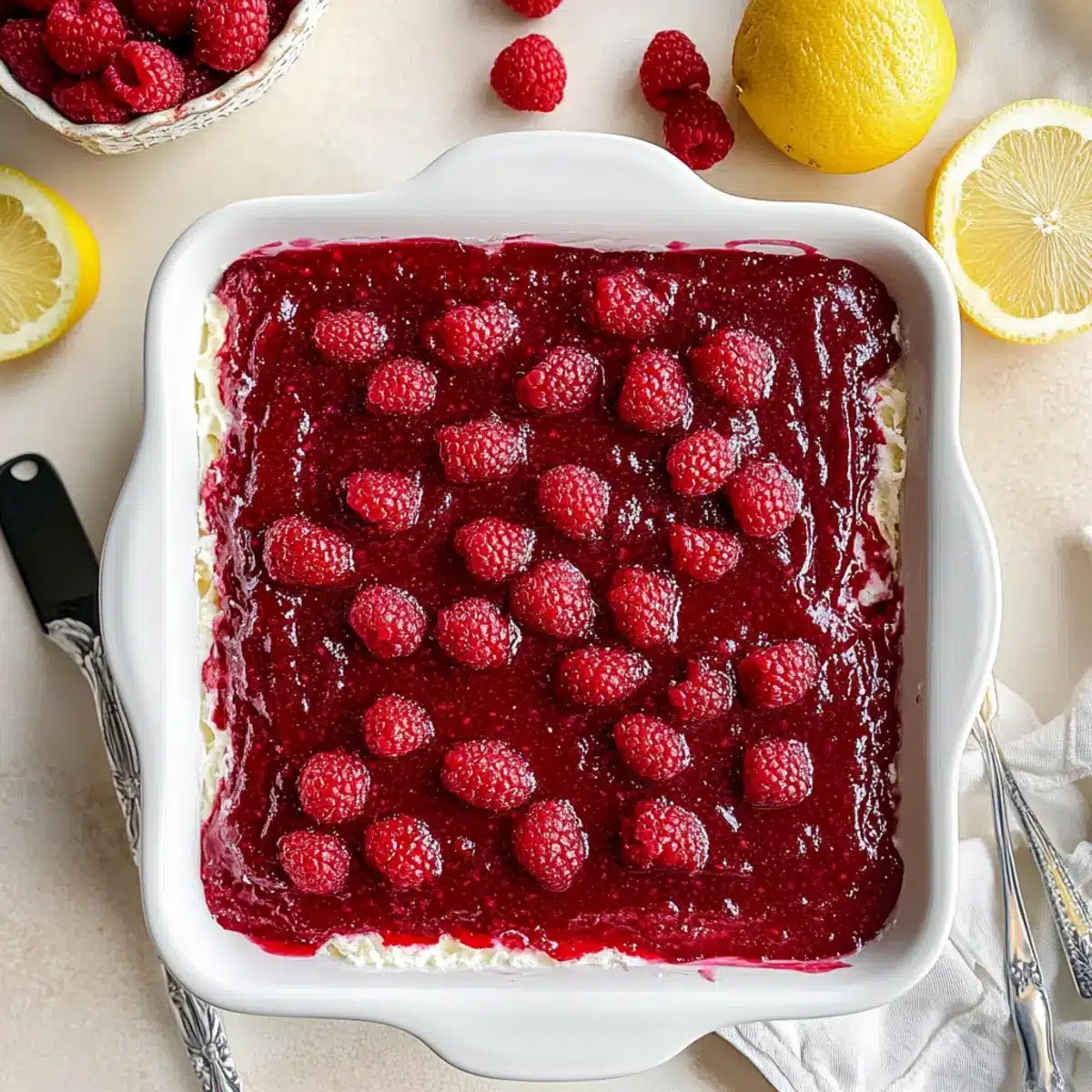 Fresh Raspberry Tiramisu