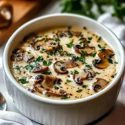 Cottage Cheese Mushroom Soup