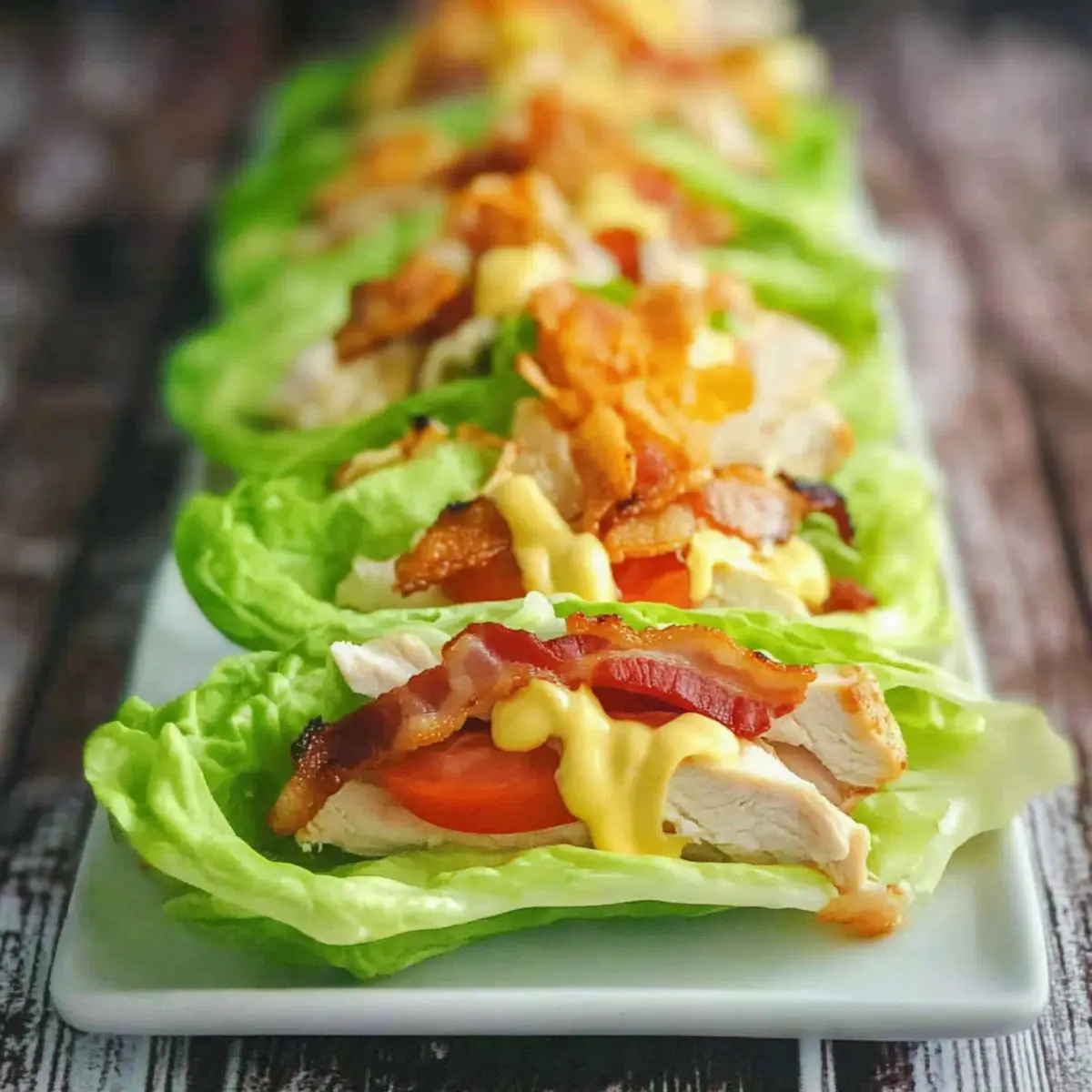 Low Carb Chicken Club Sandwich