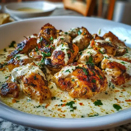 Turkish Chicken with Creamy White Sauce