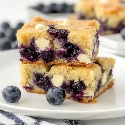 Blueberry Blondies