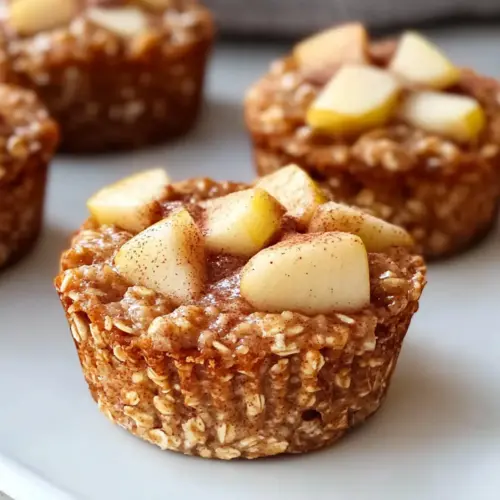 Baked Apple Cinnamon Oatmeal Cups