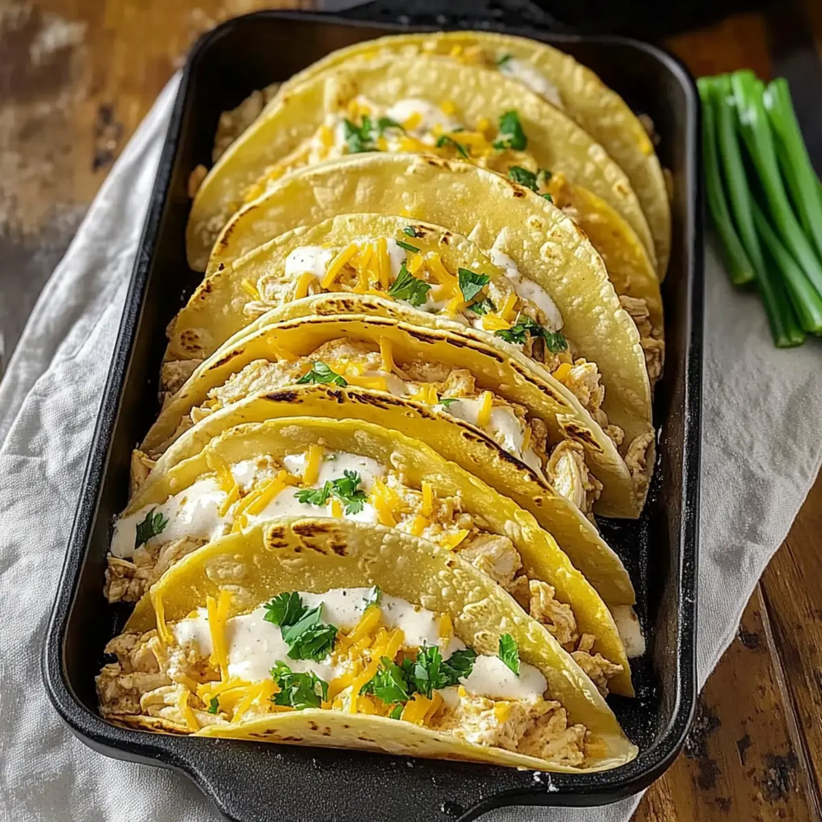 White Chicken Chili Tacos