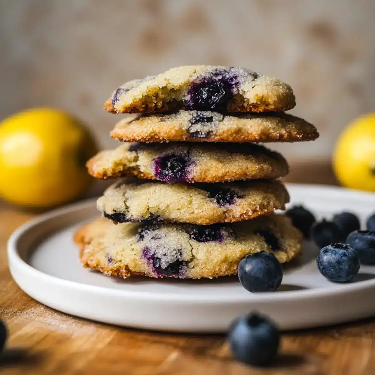 Lemon Blueberry Cookies