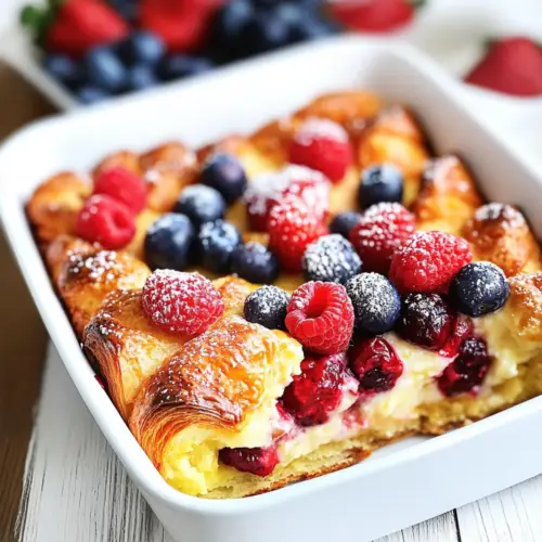 Berry Croissant Bake