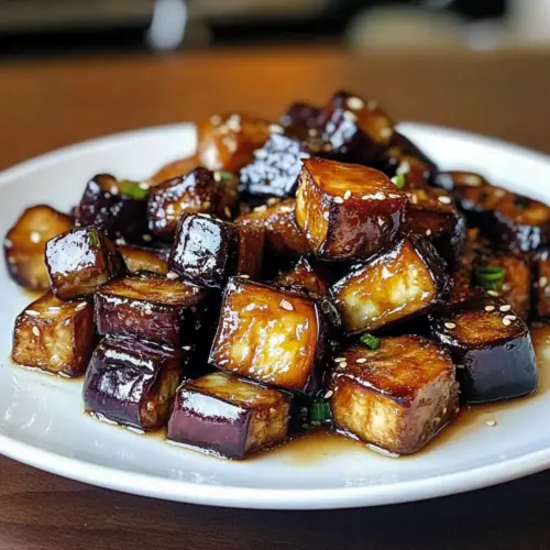 Miso Glazed Eggplant