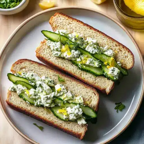 Cucumber Salad Sandwiches